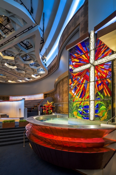 First Baptist Church of Dallas : Commercial : Modern/ Dallas/ Pools/ Architectural Fountains/ Water Features/ Baptistry 