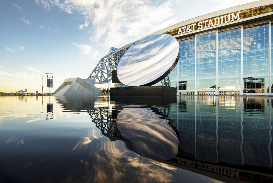 "Sky Mirror" Fountain @ AT&T Stadium Arlington, TX : Commercial : Modern/ Dallas/ Pools/ Architectural Fountains/ Water Features/ Baptistry 