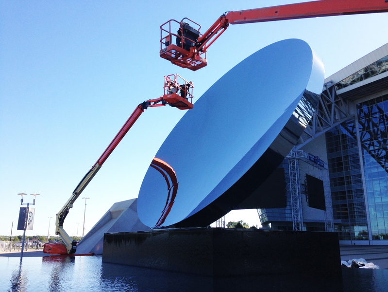 "Sky Mirror"Fountain
@ AT&T Stadium Arlington, TX : Construction : Modern/ Dallas/ Pools/ Architectural Fountains/ Water Features/ Baptistry 