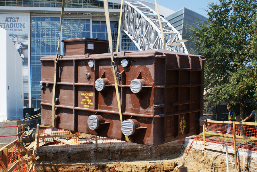 "Sky Mirror"Fountain
@ AT&T Stadium Arlington, TX : Construction : Modern/ Dallas/ Pools/ Architectural Fountains/ Water Features/ Baptistry 